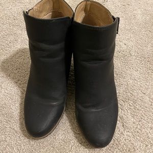 Black ankle boots